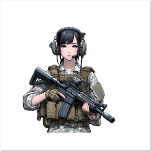 Tactical Girl Posters and Art